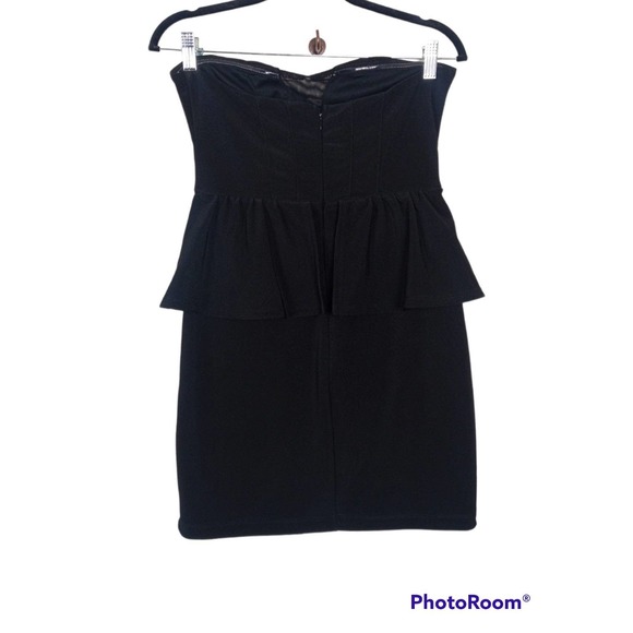 Charlotte Russe Strapless Studded Peplum Mini Dress - Picture 5 of 6